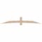 Ekena Millwork Bellingham Smooth Timber Gable Bracket, Douglas Fir, 108"W x 18"H x 5 1/2"D x 5 1/2"F, 4/12 Pitch GBW108X18X0606BEL00SDF - alternate 1